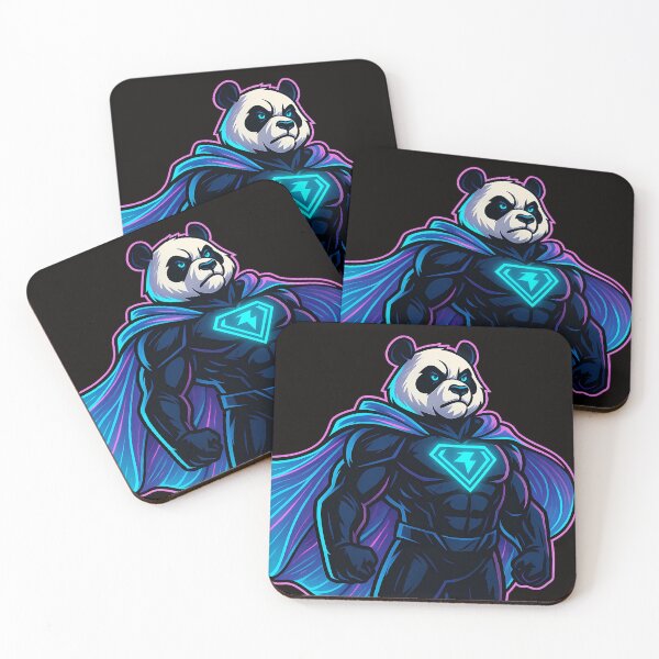 Item preview, Heroic Neon Panda designed and sold by kyokugen.