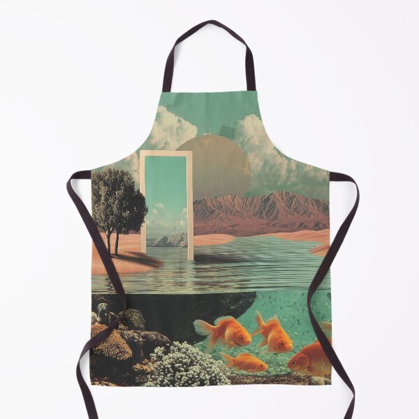 Item preview, Surreal Doorway in Desert with Underwater Fish designed and sold by Jirka Svetlik, Studio Illuvision.