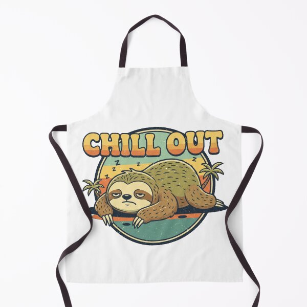 Item preview, Retro Chill Out Sloth - Vintage Lazy Vibe designed and sold by ViviByPaula.
