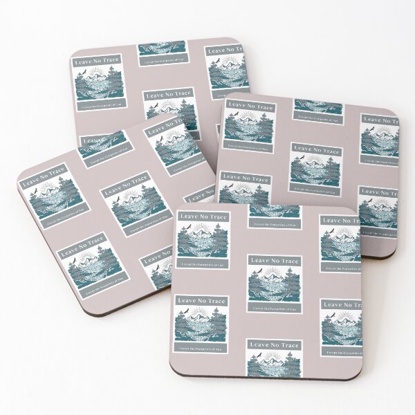 Item preview, Leave No Trace, Except the Footprints of Fun, my Camping Friend designed and sold by DIVINE BODY LIFE .