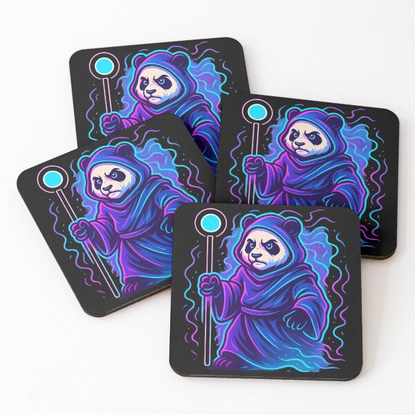 Item preview, Neon Wizard Panda designed and sold by kyokugen.