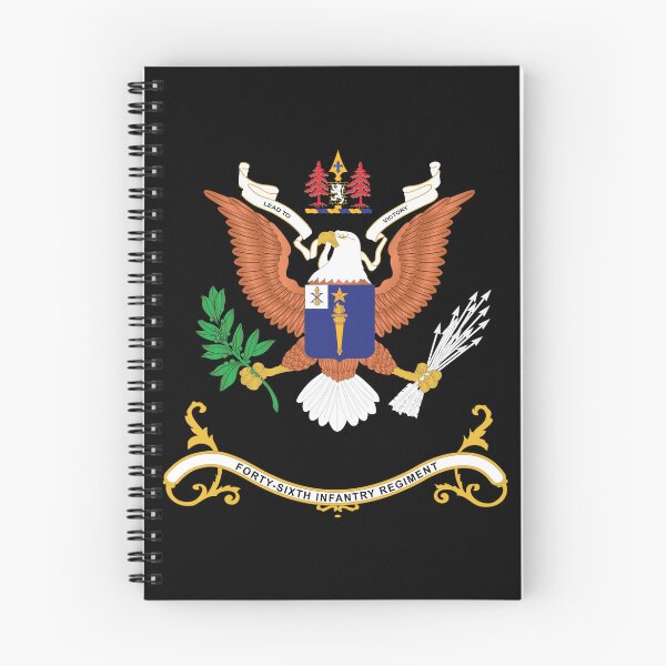 Item preview, Army - Regimental Colors - 46th Infantry Regiment - Lead to Victory X 300 designed and sold by Military Insignia Products.