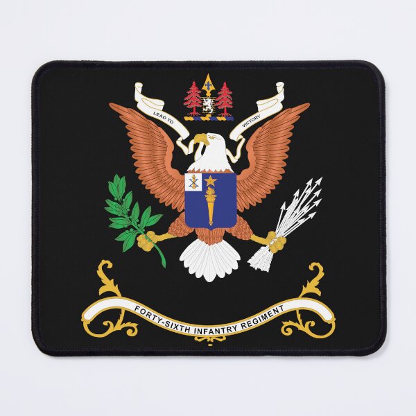 Item preview, Army - Regimental Colors - 46th Infantry Regiment - Lead to Victory X 300 designed and sold by Military Insignia Products.