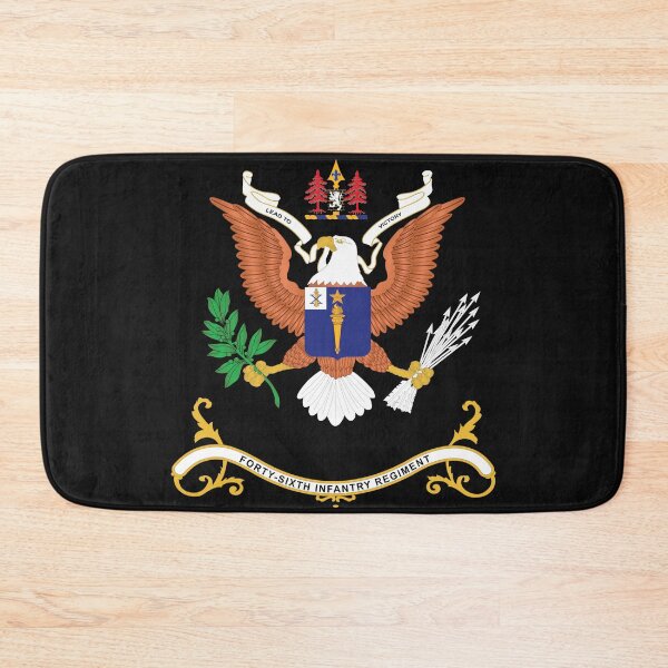 Item preview, Army - Regimental Colors - 46th Infantry Regiment - Lead to Victory X 300 designed and sold by Military Insignia Products.