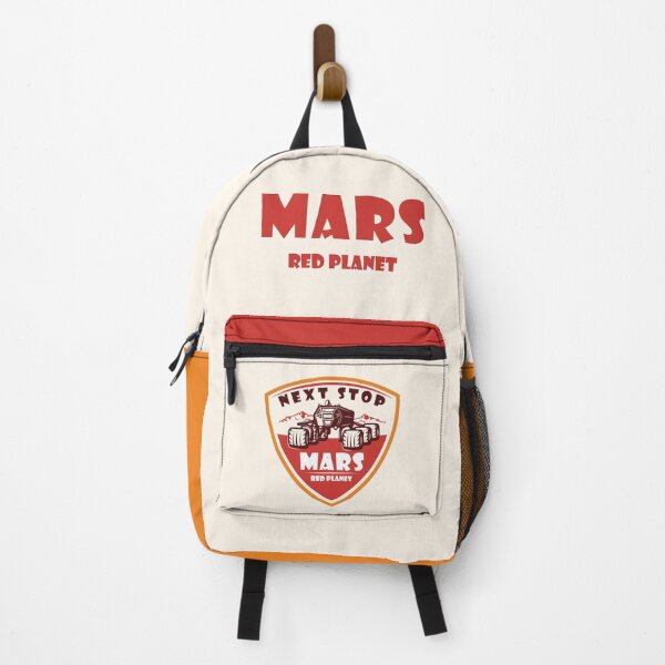Item preview, Next Stop Mars Red Planet Space Exploration Badge designed and sold by DaVinciFeather.