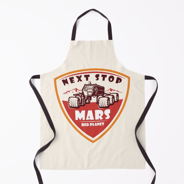 Item preview, Next Stop Mars Red Planet Space Exploration Badge designed and sold by DaVinciFeather.