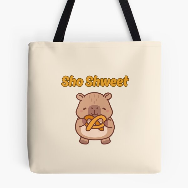 Item preview, Sho Shweet Capybara | Cute Kawaii Pretzel Animal Sticker designed and sold by Moon's Arts.