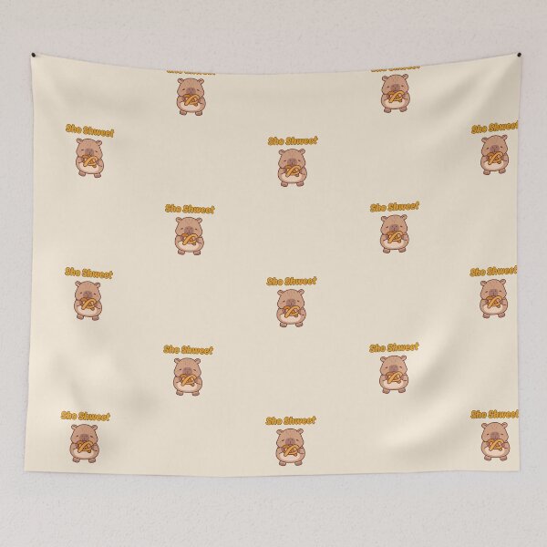 Item preview, Sho Shweet Capybara | Cute Kawaii Pretzel Animal Sticker designed and sold by Moon's Arts.