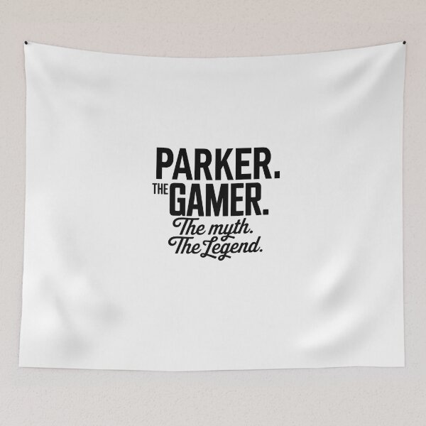 Item preview, Parker The Gamer The Myth The Legend Parker Name - Funny Gamer Quote design designed and sold by Oussinc.