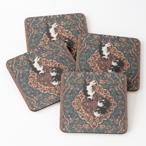 Item preview, Moroccan Rug Cats Pattern designed and sold by designwiss.