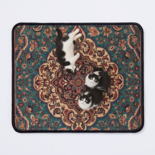 Item preview, Moroccan Rug Cats Pattern designed and sold by designwiss.