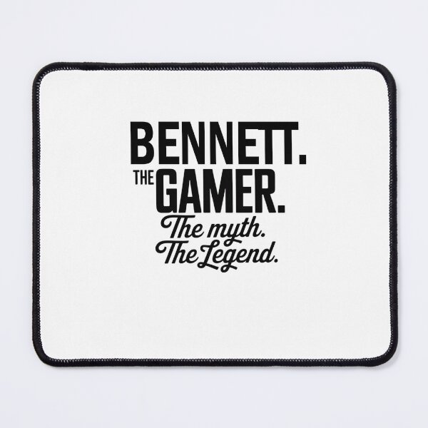 Item preview, Bennett The Gamer The Myth The Legend Bennett Name - Funny Gamer Quote design designed and sold by Oussinc.