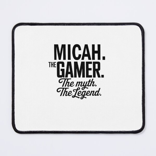Item preview, Micah The Gamer The Myth The Legend Micah Name - Funny Gamer Quote design designed and sold by Oussinc.
