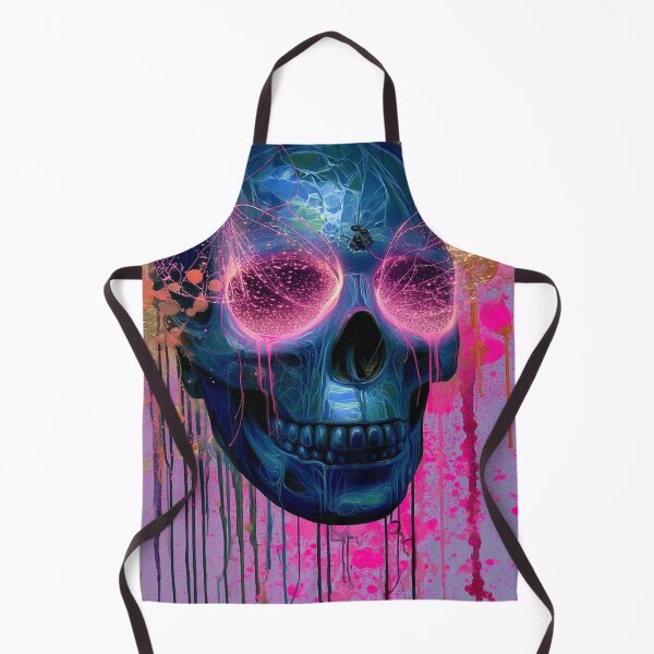 Item preview, AfroNova Halloween Digital Art | Cosmic Graffiti Skeleton & Mask Print | Neon Afrofuturist Wall Decor designed and sold by Blackcanvas444.