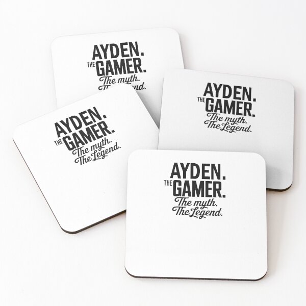 Item preview, Ayden The Gamer The Myth The Legend Ayden Name - Funny Gamer Quote design designed and sold by Oussinc.
