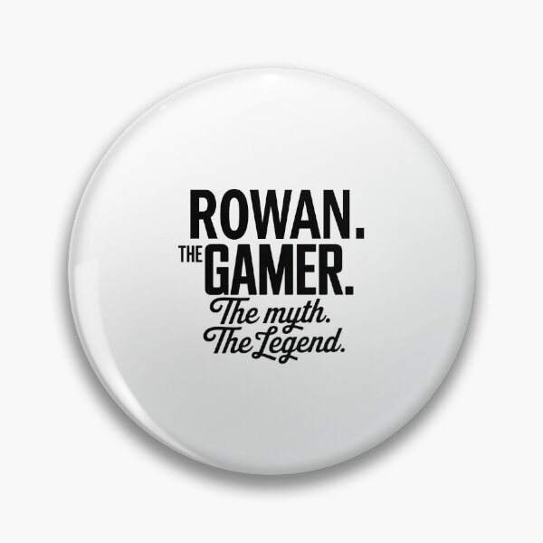 Item preview, Rowan The Gamer The Myth The Legend Rowan Name - Funny Gamer Quote design designed and sold by Oussinc.