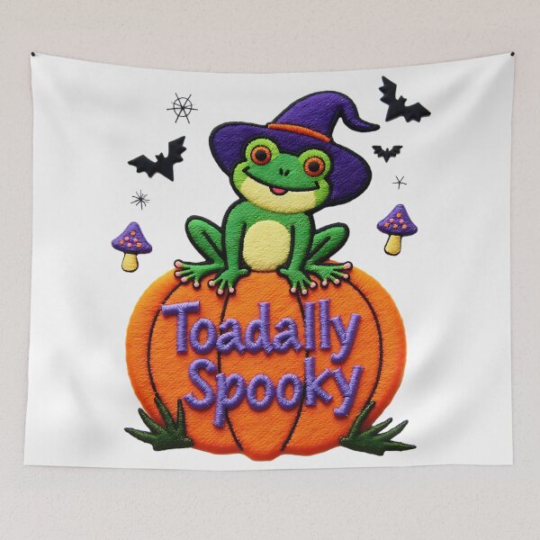 Item preview, Toadally Spooky Frog Halloween Pumpkin Witch Costume designed and sold by ArtDesignTp.