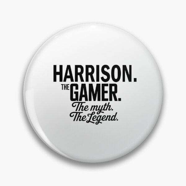 Item preview, Harrison The Gamer The Myth The Legend Harrison Name - Funny Gamer Quote design designed and sold by Oussinc.