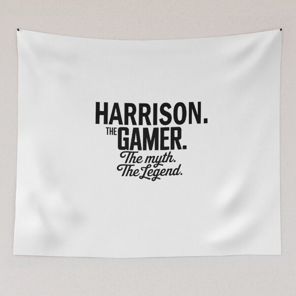 Item preview, Harrison The Gamer The Myth The Legend Harrison Name - Funny Gamer Quote design designed and sold by Oussinc.