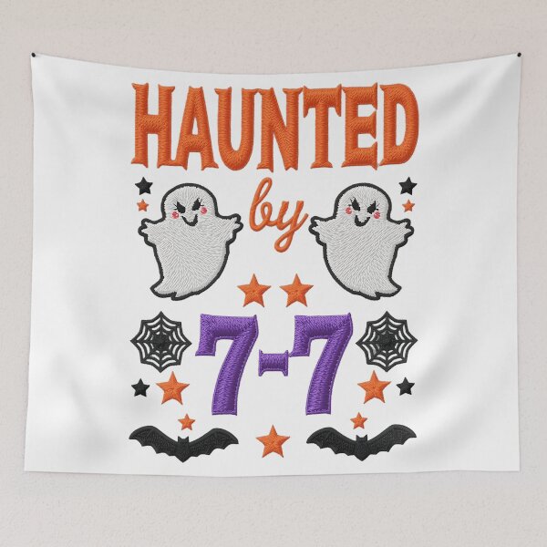 Item preview, Haunted by 7 7 Funny Halloween Ghost Spooky Costume designed and sold by ArtDesignTp.