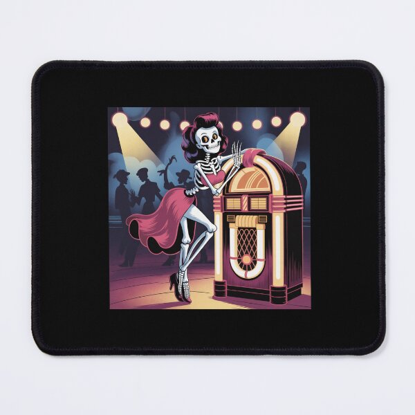 Item preview, HALLOWEEN GIRL T-SHIRT PIN UP GIRL SKELETON HAPPY HALLOWEN designed and sold by Monrue66 .