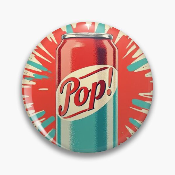Item preview, Pop Retro themed Beer can designed and sold by Vibezo.