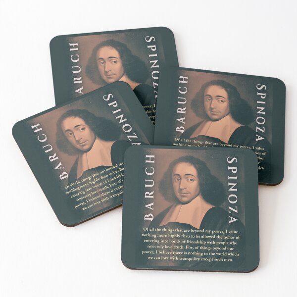 Item preview, Baruch Spinoza quote: Of all the things that are beyond my power, I value nothing more highly than to be allowed the honor of entering into bonds of friendship with people who sincerely love truth. designed and sold by artbleed.