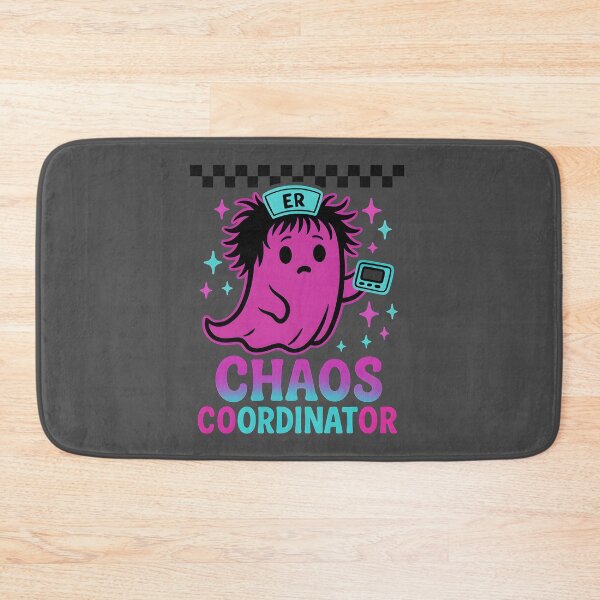 Item preview, Chaos Coordinator – Funny Ghost ER Nurse Meme designed and sold by ClinicalHubs.