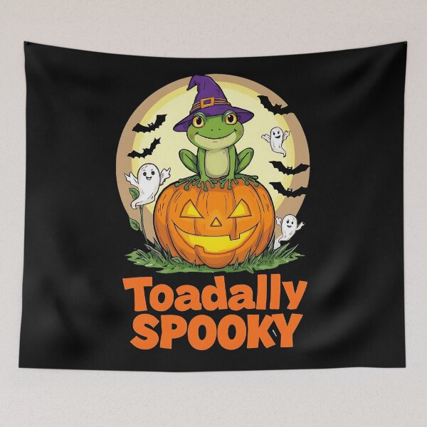 Item preview, Toadally Spooky Frog Halloween Pumpkin Ghost Costume designed and sold by ArtDesignTp.