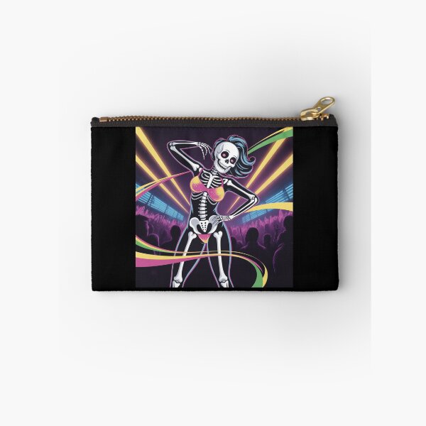 Item preview, HALLOWEEN T-SHIRT LADY SKELETON DANCING T-SHIRT HAPPY HALLOWEEN designed and sold by Monrue66 .