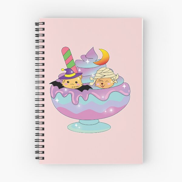 Item preview, Cute Halloween Ice Cream Sundae with Witch hat and Mummy designed and sold by RS4you.