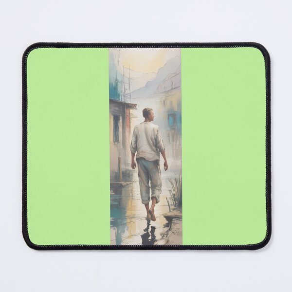 Item preview, Barefoot Wanderer In Urban Reflections By Merch, Limited Edition designed and sold by JERICHOALBERT2.