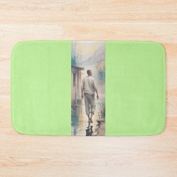 Item preview, Barefoot Wanderer In Urban Reflections By Merch, Limited Edition designed and sold by JERICHOALBERT2.