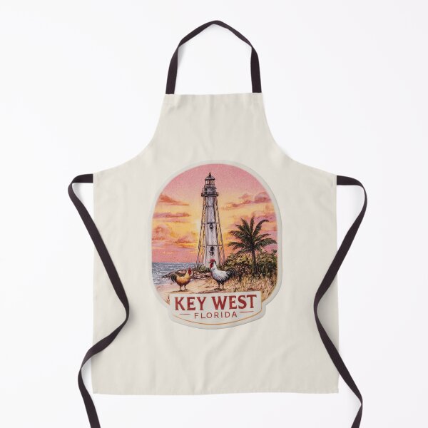 Item preview, Key West Florida Vintage Travel Sticker - Retro Lighthouse & Island Sunset designed and sold by Blurbean.