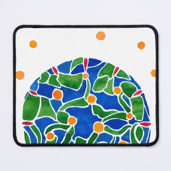 Item preview, Watercolour abstract shapes (globe and stars) designed and sold by MeganVDL.