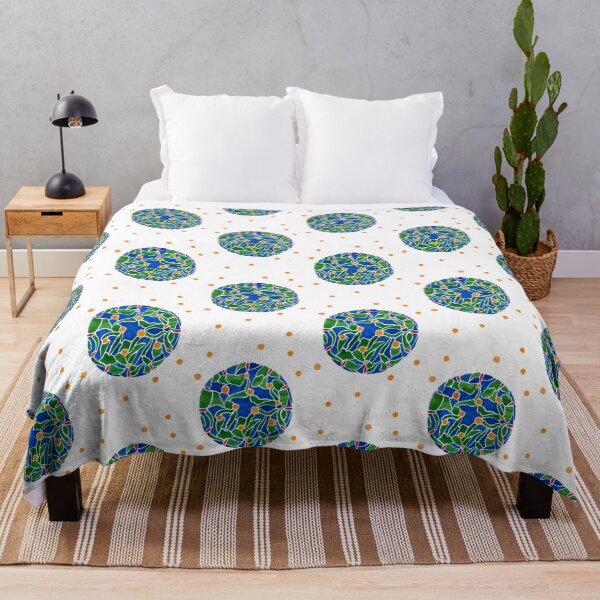 Item preview, Watercolour abstract shapes (globe and stars) designed and sold by MeganVDL.