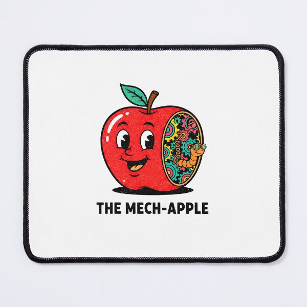 Item preview, A VINTAGE-STYLE MECHANICAL APPLE WITH A WORM designed and sold by infinitearte.