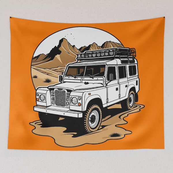 Artikelvorschau, OffRoad Abenteuer SUV LKW 4x4 Retro Vintage Design entworfen und verkauft von BorgSpareParts.