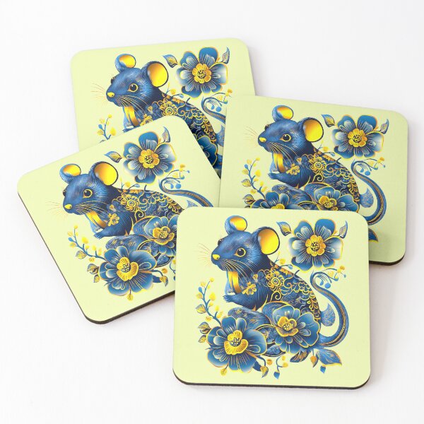 Item preview, Chinese spirit rat, fantasy art designed and sold by LoneAngel.