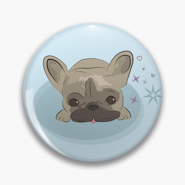 Item preview, Pickles the French Bulldog Chillin' Sticker designed and sold by caroleighdeneen.