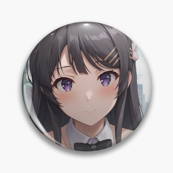 Item preview, Mai Sakurajima Street Bunny Girl Senpai Anime Girl designed and sold by Zwjona.