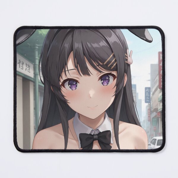 Item preview, Mai Sakurajima Street Bunny Girl Senpai Anime Girl designed and sold by Zwjona.
