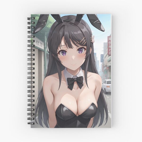 Item preview, Mai Sakurajima Street Bunny Girl Senpai Anime Girl designed and sold by Zwjona.