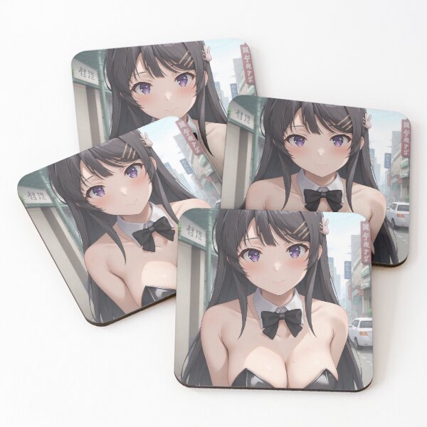 Item preview, Mai Sakurajima Street Bunny Girl Senpai Anime Girl designed and sold by Zwjona.
