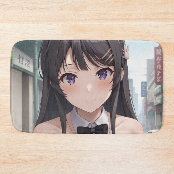 Item preview, Mai Sakurajima Street Bunny Girl Senpai Anime Girl designed and sold by Zwjona.
