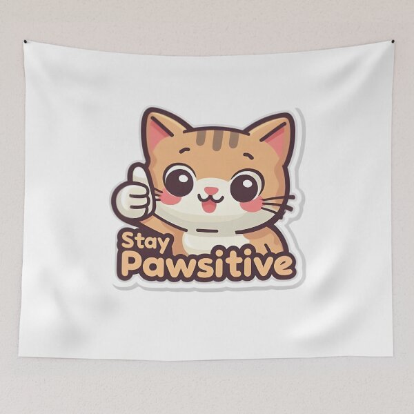 Item preview, Stay Pawsitive designed and sold by SnailTrax.