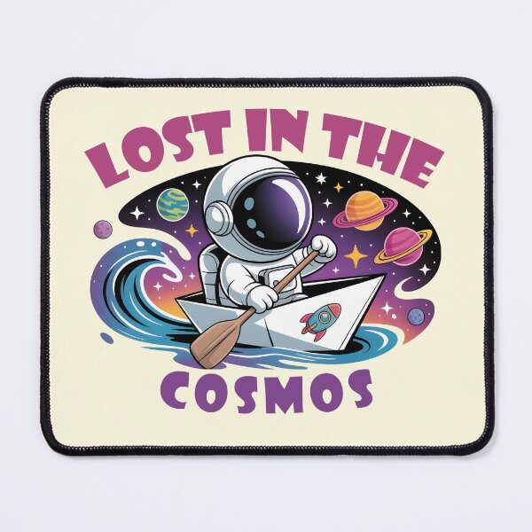 Item preview, Lost in the Cosmos Astronaut Cartoon Space Adventure designed and sold by DaVinciFeather.