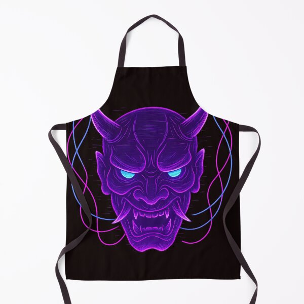 Item preview, Hanging Neon Oni Mask designed and sold by kyokugen.