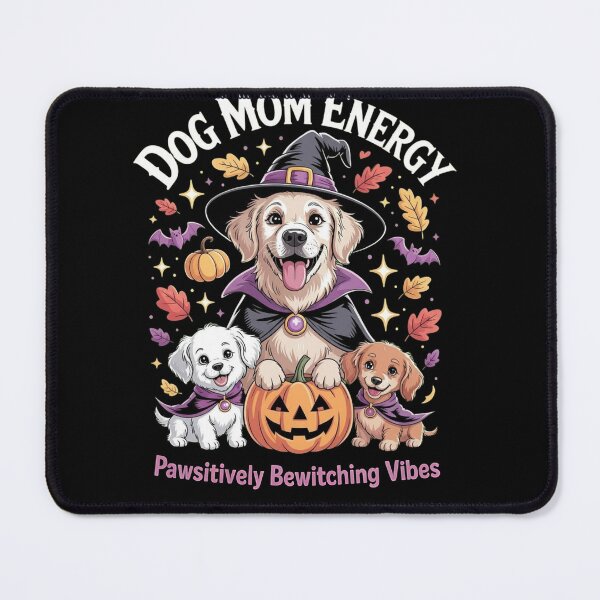 Item preview, Dog Mom Energy Halloween Shirt, Pawsitively Bewitching Vibes, Cute Witch Dog Mom Design, Funny Spooky Dog Lover Gift designed and sold by pkk72.