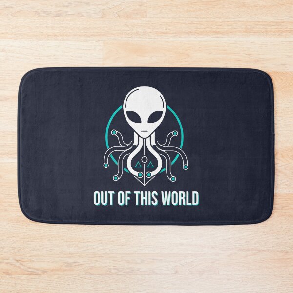 Item preview, Minimalist Alien Octopus Emblem designed and sold by SplashTastic.